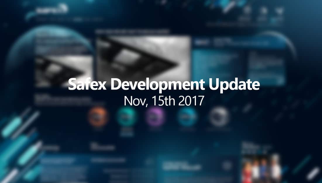 Safex Development Update - 15/11/2017
