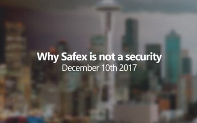 Why Safex should not be considered a security