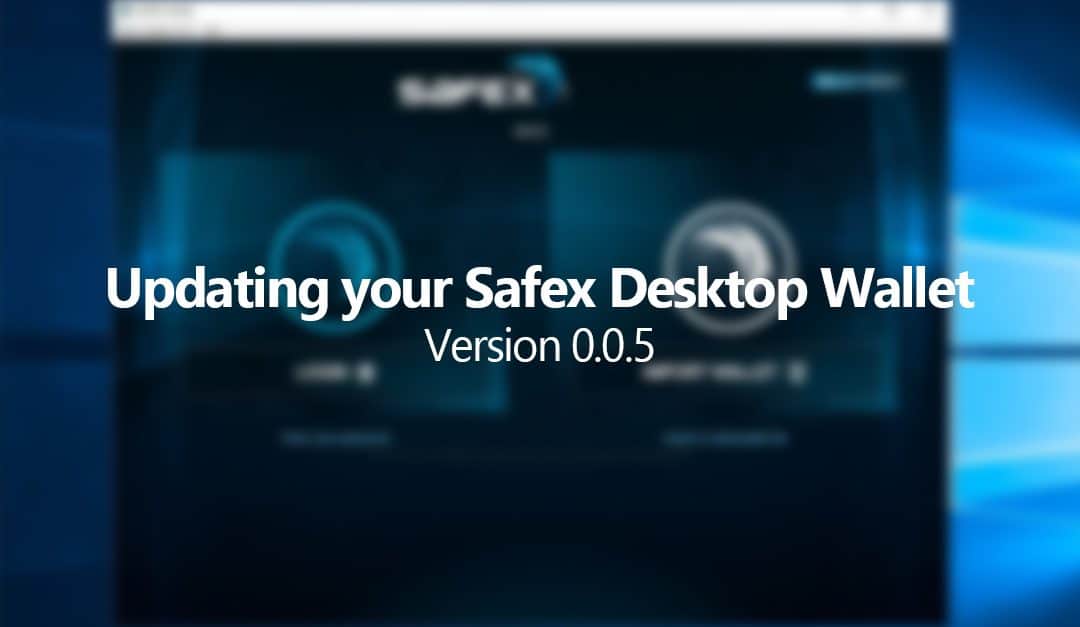 How to update your Safex Wallet