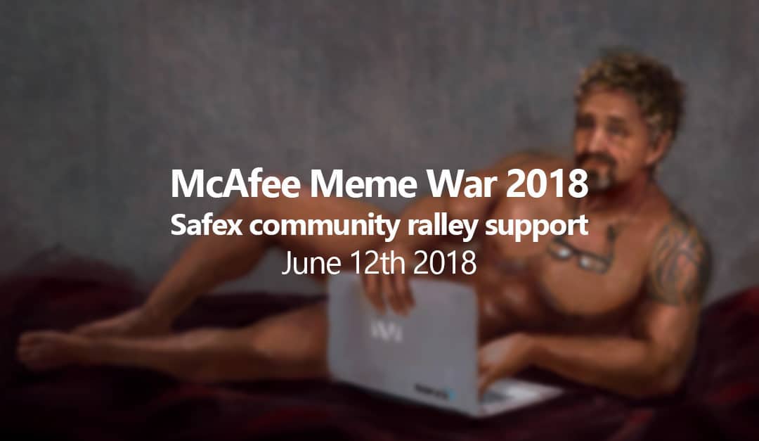 Safex community rally to support in the McAfee Meme Contest